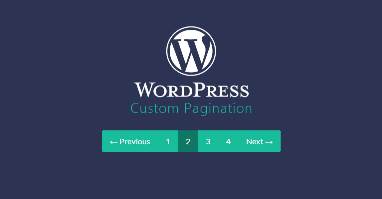 Wordpress custom pagination